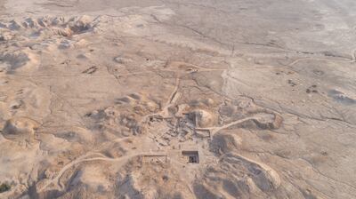 The Temple of Ningirsu excavation site in Tello, Iraq. British Museum / Getty