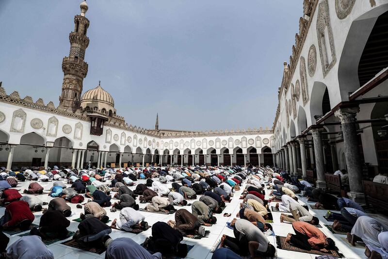 Worshippers have to observe strict preventive measures, including mandatory use masks, social distancing, and use of personal prayer rugs. AFP