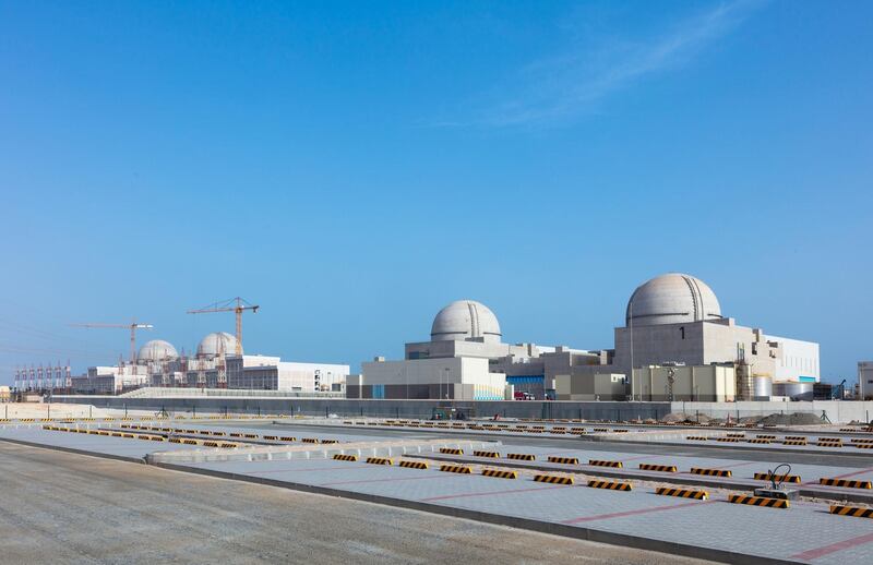 The buildings housing the four nuclear units. Courtesy: Emirates Nuclear Energy Corporation