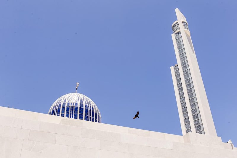 The dome at Abdul Rahman Siddik Mosque on The Palm, Jumeirah. Reem Mohammed / The National