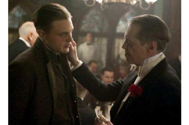 Michael Pitt, left, and Steve Buscemi in Boardwalk Empire.