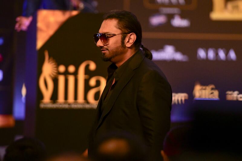 Rapper Yo Yo Honey Singh arriving at the event. 