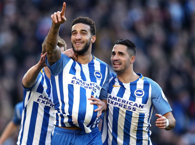 Centre-back: Connor Goldson (Brighton) – Popped up with a goal against Coventry to help Brighton reach the quarter-finals of the FA Cup for the first time since 1896. Catherine Ivill / Getty Images