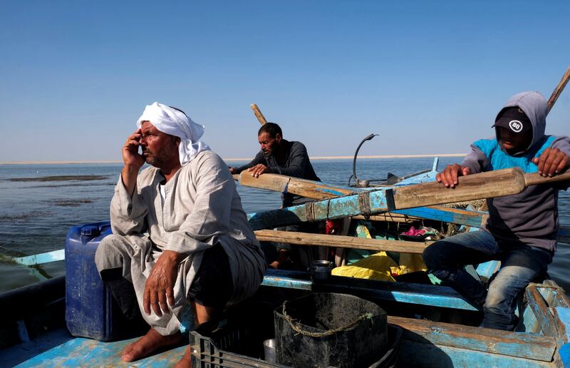 Some former fishermen have adapted their small wooden boats to offer day trips for weekend visitors from Cairo, while others migrated to cities in eastern or southern Egypt.