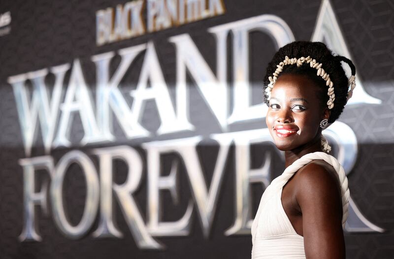 Cast member Lupita Nyong'o attends a premiere for the film 'Black Panther: Wakanda Forever' in Los Angeles, California. Reuters