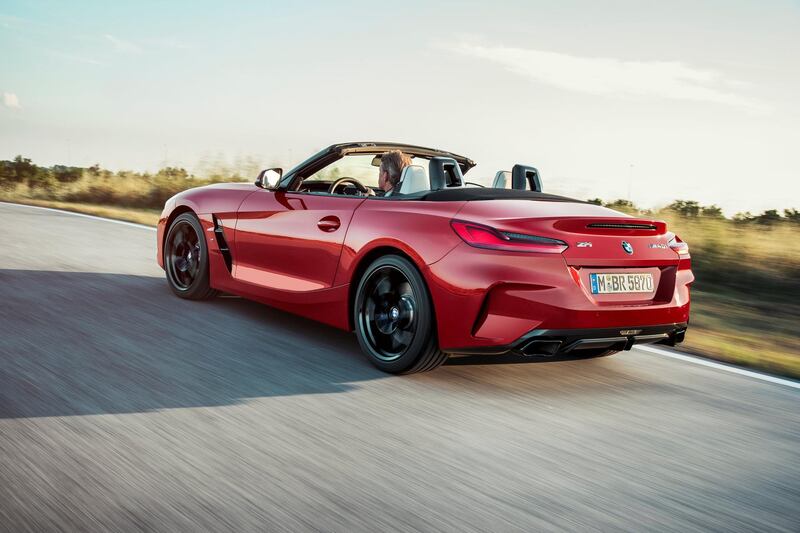 The Z4 had its world premiere during Monterey Car Week, which finished yesterday. BMW