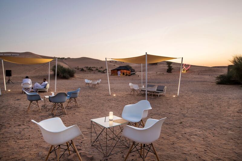 Most desert dining venues are only open during the winter. Ruel Pableo for The National