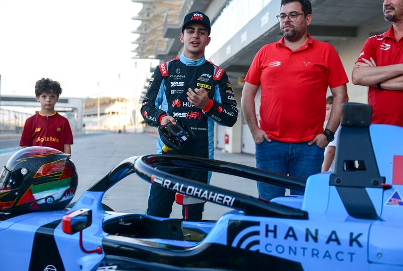 UAE's Rashid Al Dhaheri will be competing in the F4 race during the Abu Dhabi GP weekend at the Yas Marina Circuit. All images Khushnum Bhandari / The National
