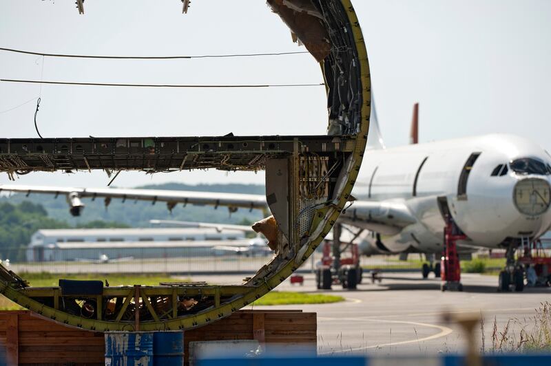 Tarmac Aerosave specialises in dismantling aircraft at its base in Azereix. Reuters