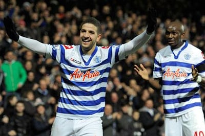 Adel Taarabt starred for Queens Park Rangers, first on loan from Tottenham. 