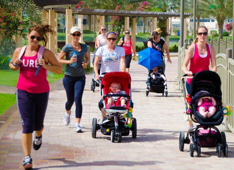 BuggEFit classes, which uses prams as an exercise tool, will be held outdoors every Sunday, Tuesday and THursday. Courtesy BuggEFit