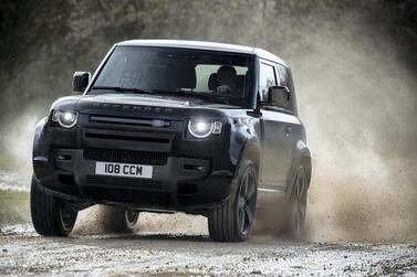 The new Defender V8: more mud than ever before. All photographs Nick Dimbleby