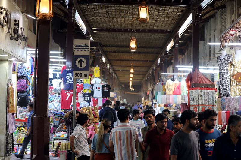 Many people say the hustle and bustle of the souq feels like the 'real Dubai'.