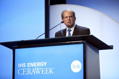 Scott Sheffield at an energy conference in Houston, Texas, 2015. Reuters