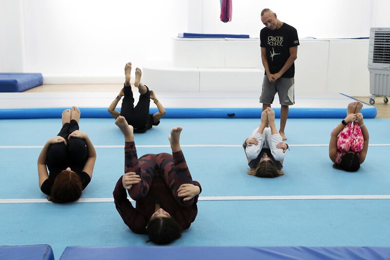 Dubai Circus School offers group sessions and private lessons