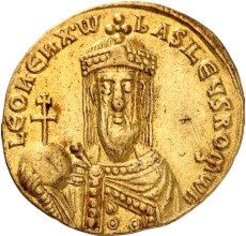 Byzantine Empire, Leo VI (AD 886-912), AV solidus showing Virgin Mary, Constantinople, undated