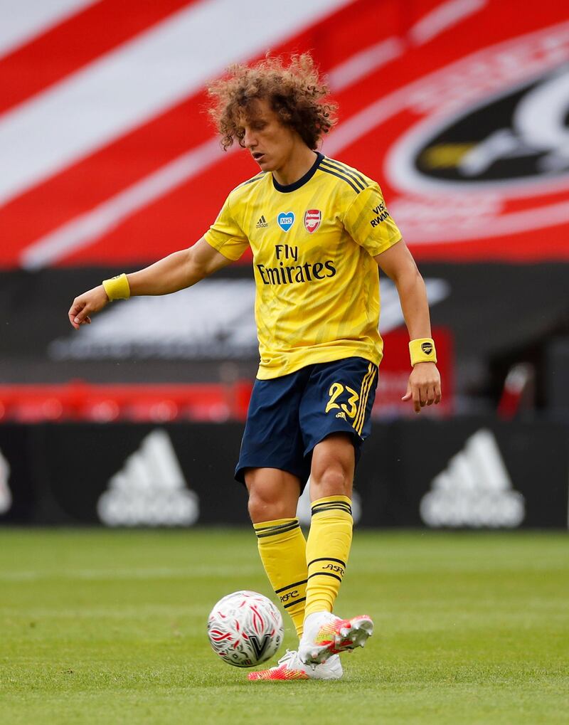 David Luiz - 6: A new one-year contract secured for the Brazilian, who put in a reassuring performance before going off injured in the second half. Reuters