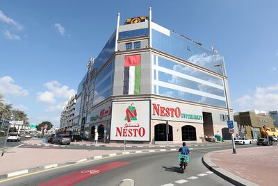 Ms Bhatia's apartment is conveniently near large supermarkets, such as Nesto. Chris Whiteoak / The National