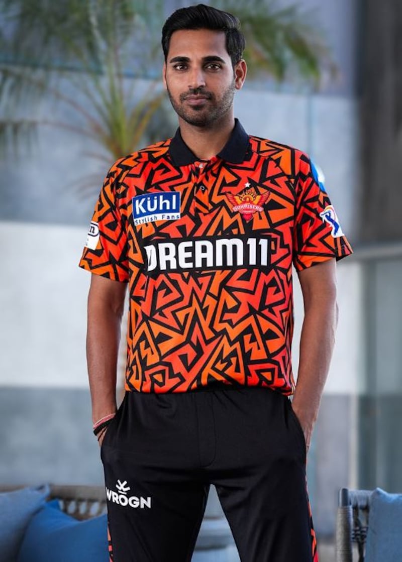 The Sunrisers franchise have brought the striking colours from the South African T20 league to Hyderabad for the IPL. Photo: SRH / X