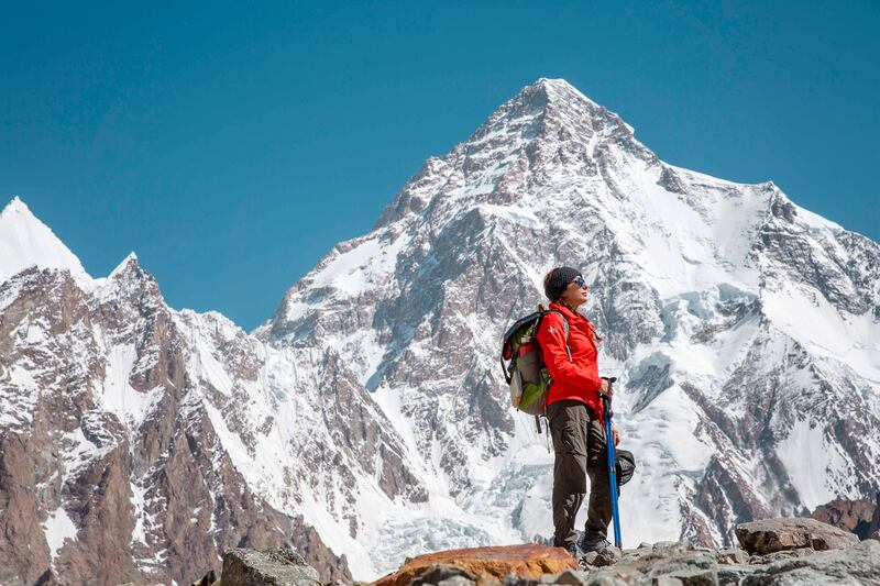 Naila Kiani, a Pakistani woman living in Dubai, has just climbed Mount Everest. All photos: Naila Kiani