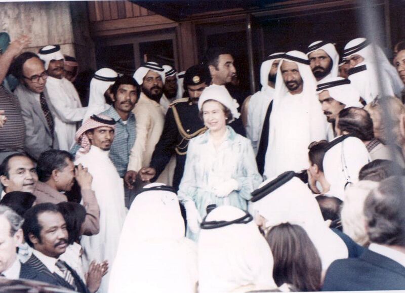 Photos of Queen Elizabeth II when she visited the UAE in 1979
Courtesy  of RAMESH SHUKLA