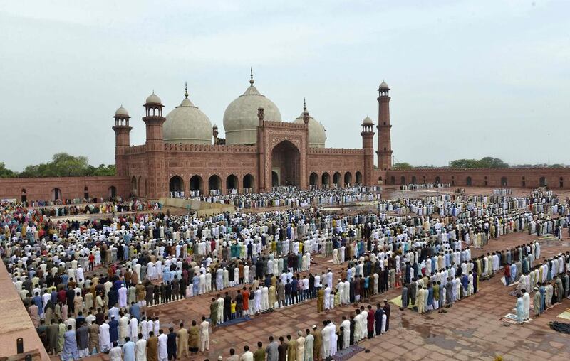 The Badshahi Masjid in Lahore Arif Ali / AFP Photo