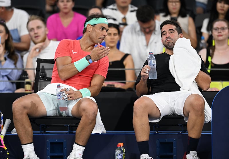 Rafael Nadal is making his comeback at the Brisbane International after a year on the sidelines due to hip injury. EPA