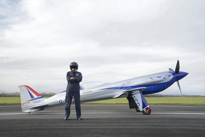 Accel, all-electric "Spirit of Innovation" aircraft. Courtesy Rolls-Royce