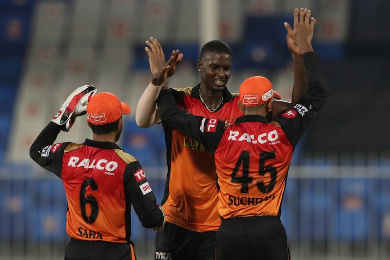 Jason Holder also picked up three wickets in Sharjah on Saturday. Sportzpics for IPL