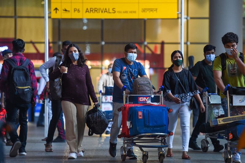 Passengers from the UAE to Mumbai do not have to undergo mandatory home quarantine, according to the BMC. AFP