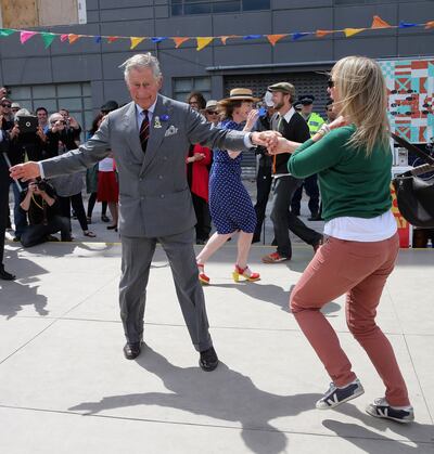 Prince Charles said that 'Givin' Up, Givin' In' by The Three Degrees gives him an 'irresistible urge to get up and dance'. Getty Images 