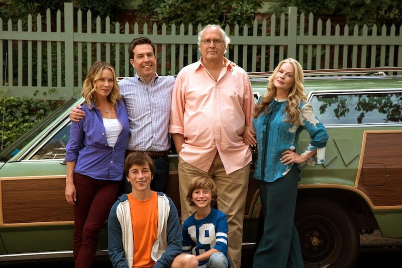 Chevy Chase and Beverly D’Angelo reprise old roles, while Ed Helms and Christina Applegate join the Griswold clan. Warner Bros. Entertainment via AP