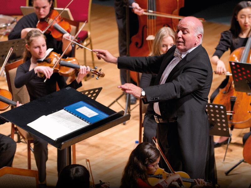 Syrian-Czech conductor Riad Kudsi will lead the Emirates Youth Symphony Orchestra in a concert at Expo 2020 Dubai. Photo: Abu Dhabi Festival