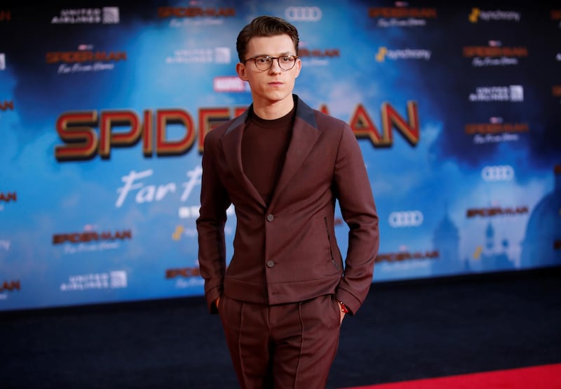 Actor Tom Holland poses at the World Premiere of Marvel Studios' "Spider-man: Far From Home" in Los Angeles, California, U.S., June 26, 2019. REUTERS/Danny Moloshok