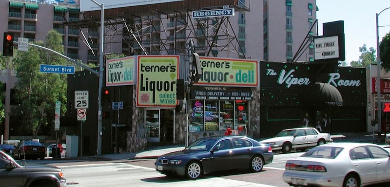 The Viper Room is located at the intersection of Sunset Boulevard and Larrabee Street in the heart of Hollywood's Sunset Strip in Los Angeles, California. Photo: John Lopez