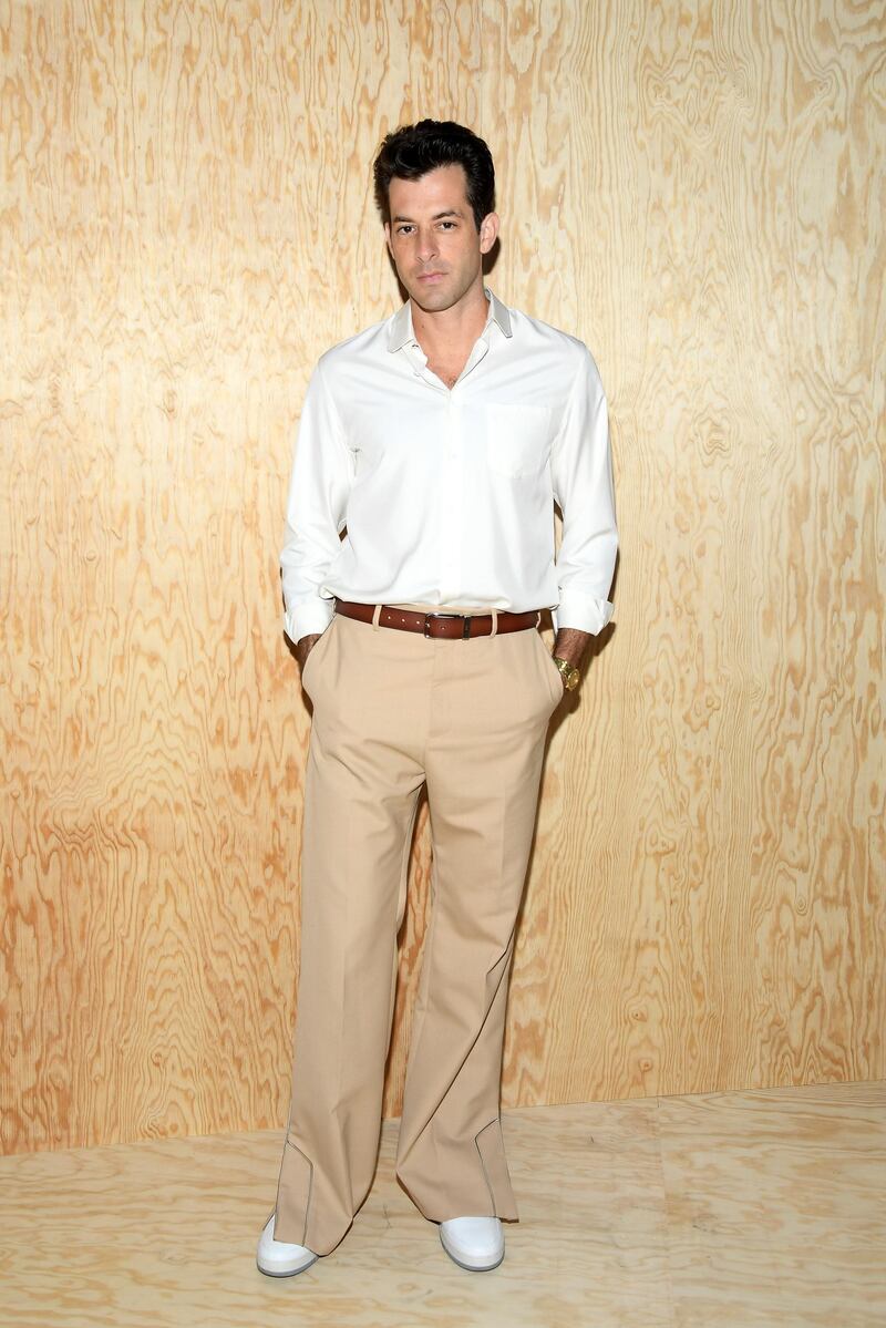 Mark Ronson attends the Louis Vuitton show as part of Paris Fashion Week on October 1, 2019. Getty Images