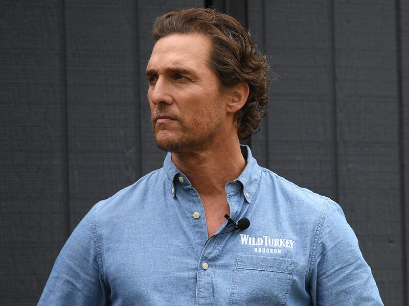 epa08010475 US actor Matthew McConaughey attends a promotional event at the Royal Botanic Gardens in Sydney, Australia, 20 November 2019.  EPA-EFE/DAN HIMBRECHTS AUSTRALIA AND NEW ZEALAND OUT