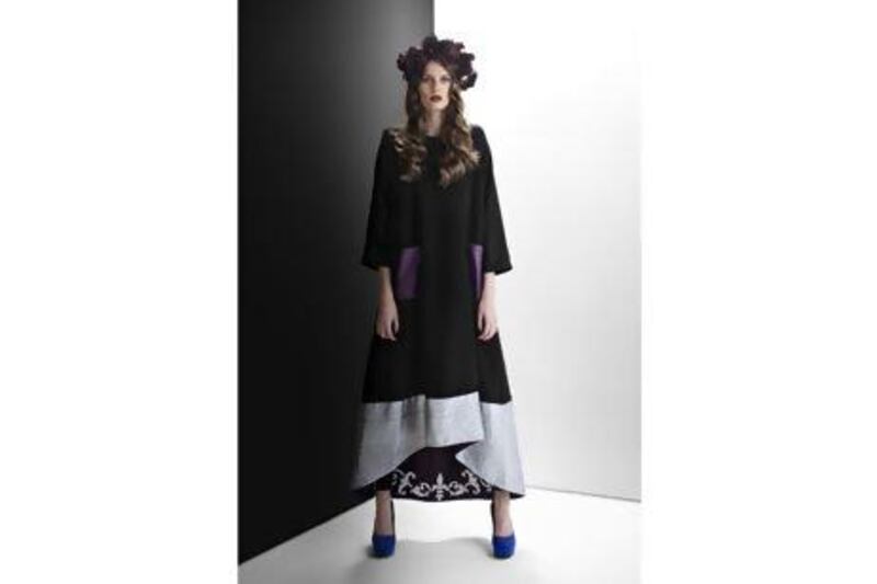 An abaya from new ready-to-wear collection designed by Badreya Faisal. Courtesy Bleach