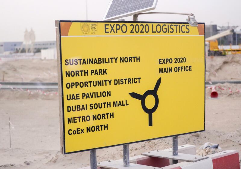 Dubai, United Arab Emirates, May 21, 2019.    An iftar tour of the expo 2020 site.--  EXPO 2020 Logistics.
Victor Besa/The National
Section:  A&L
Reporter:  Anna Zacharias