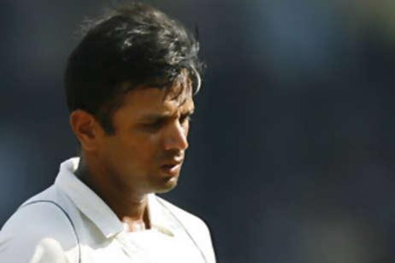The struggling Rahul Dravid, above, has been publicly supported by teammate Sachin Tendulkar.