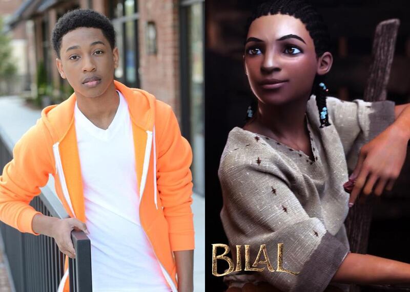 R&B singer and actor Jacob Latimore voices Teen Bilal. Courtesy of Barajoun. 