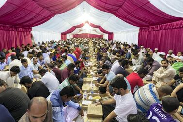 The Khalifa bin Zayed Al Nahyan Foundation will distribute more than 950,000 meals during Ramadan.  Chris Whiteoak / The National