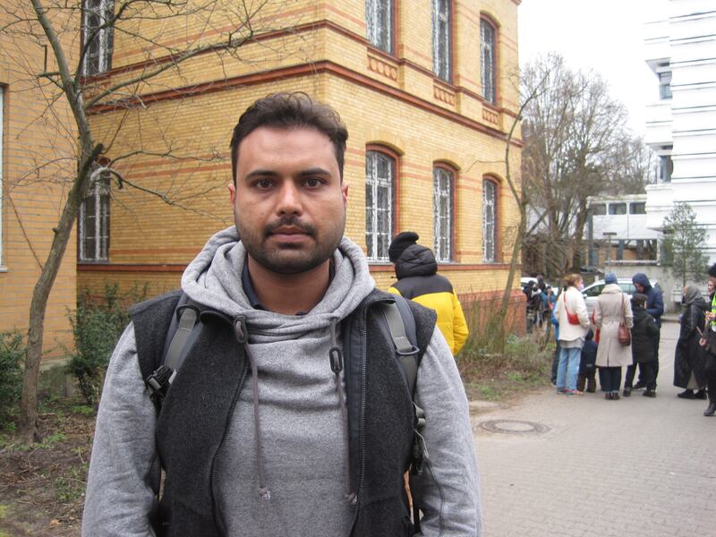 Ihtisham Ullah, a student from Pakistan, who was forced to abandon his studies in Ukraine after the war broke out. All photos: Daniel Bardsley / The National