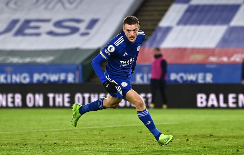 Centre forward: Jamie Vardy (Leicester) – Kept up his quest to retain the Golden Boot with a predatory finish and also got an assist in Leicester’s 3-0 win over Brighton. PA