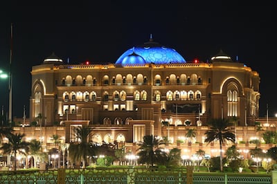 The Emirates Palace hotel in Abu Dhabi has also been dubbed 'seven-star'. Abu Dhabi Media Office