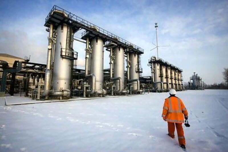 Taqas Alkmaar Gas Storage facility in Alkmaar, Netherlands. Europe is facing a deficit on gas after Russia, the biggest supplier to the region has been cutting back on supplies. HH