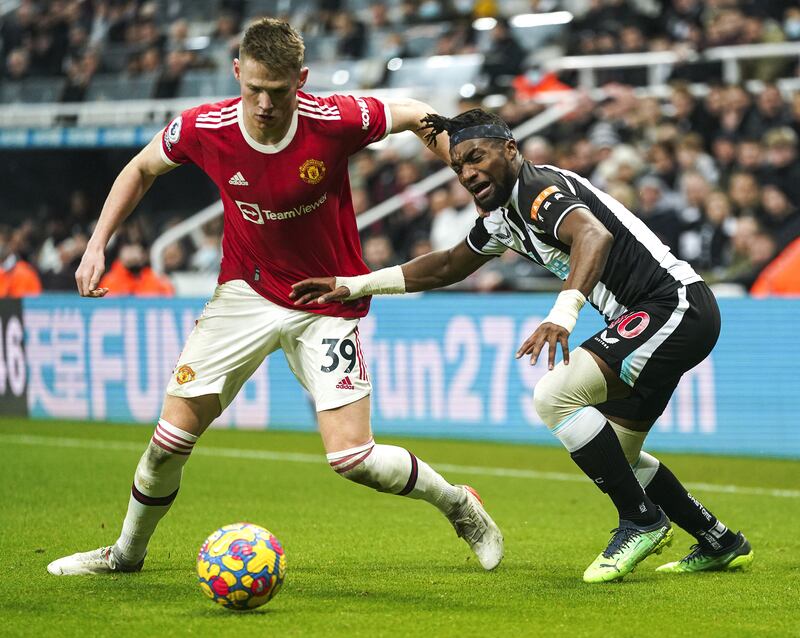 Scott McTominay - 5: Another who suffered in the first half as Newcastle passed around United’s press. Neat one-two with Fred in an otherwise highly unconvincing first half from his side which lacked aggression. Limped off after 78. PA