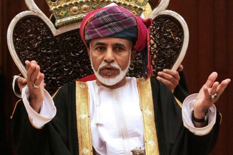 Oman's Sultan Qaboos is in Germany for medical treatment. AFP