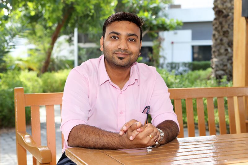 Anshul Agrawal has invested in a three-bedroom villa in Dubai and rents it out for passive income. Pawan Singh / The National