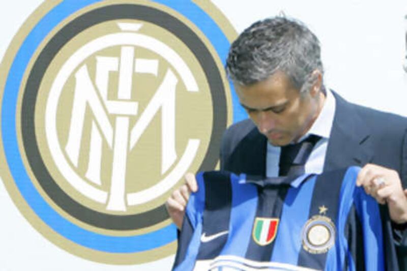 Jose Mourinho is keeping his feet firmly on the ground at Inter.